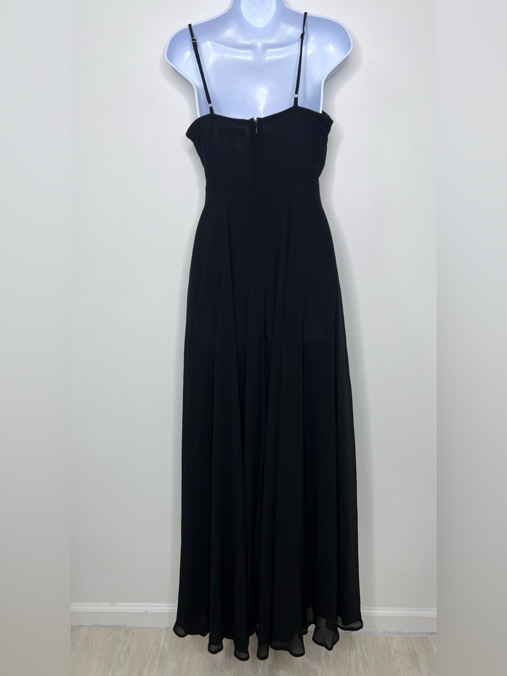 Lulus Cause for Commotion Black Pleated Bustier Maxi Dress - Picture 3 of 6
